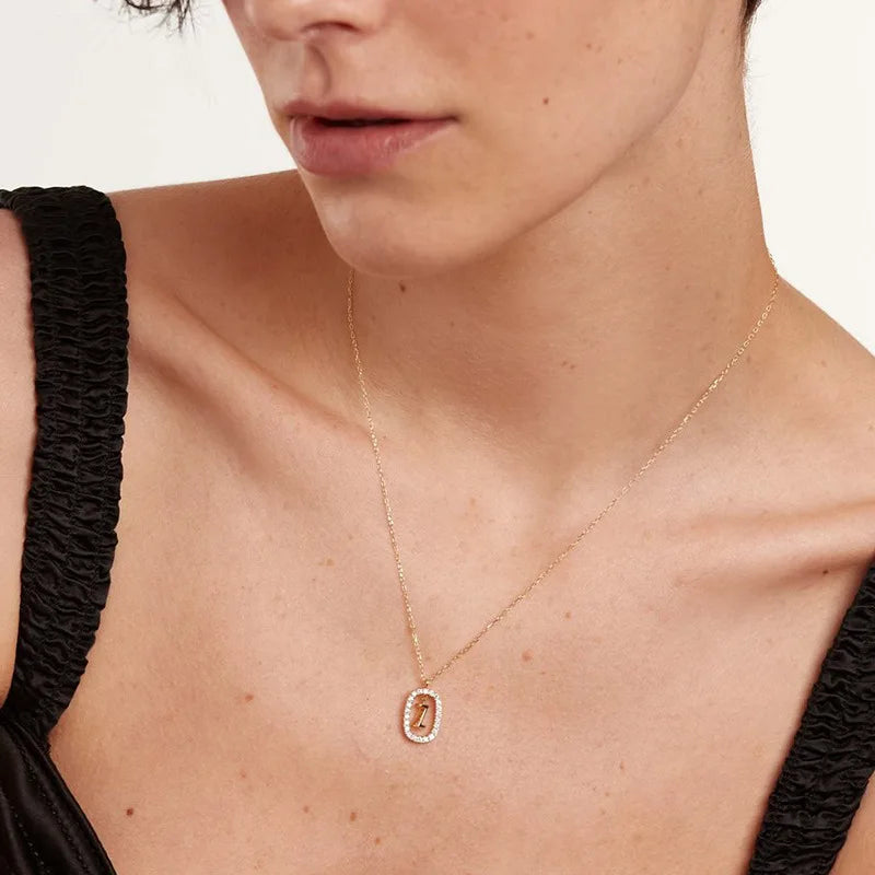 Charm High Quality First Name Initial Pendant